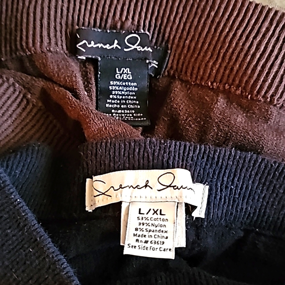 Ladies size L/XL , set of  5 leggings, or thick winter tights